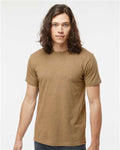 LAT 6901 Unisex Fine Jersey Tee - Vintage Coyote Brown - model front