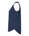 LAT 3592 Women's Relaxed Fine Jersey Tank - Denim - side