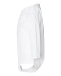 Rabbit Skins 4421 Infant Fine Jersey Long Sleeve Bodysuit - White - side