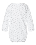 Rabbit Skins 4421 Infant Fine Jersey Long Sleeve Bodysuit - White Spot - back