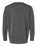 LAT 6935 Unisex Vintage Wash Crewneck Sweatshirt - Washed Black - back