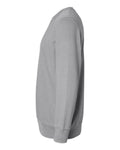 LAT 6935 Unisex Vintage Wash Crewneck Sweatshirt - Washed Grey - side