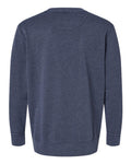 LAT 6935 Unisex Vintage Wash Crewneck Sweatshirt - Washed Navy - back