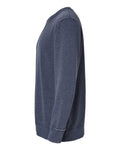 LAT 6935 Unisex Vintage Wash Crewneck Sweatshirt - Washed Navy - side