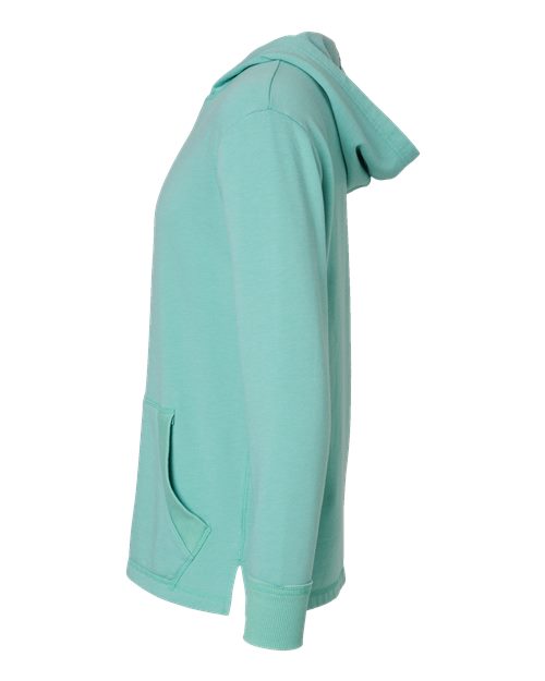 LAT 6936 Unisex Vintage Wash Hoodie Sweatshirt - Washed Saltwater - side
