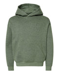 LAT 2296 Youth Hoodie Sweatshirt - Bamboo Blackout - front