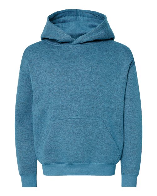 LAT 2296 Youth Hoodie Sweatshirt - Bermuda Blackout - front