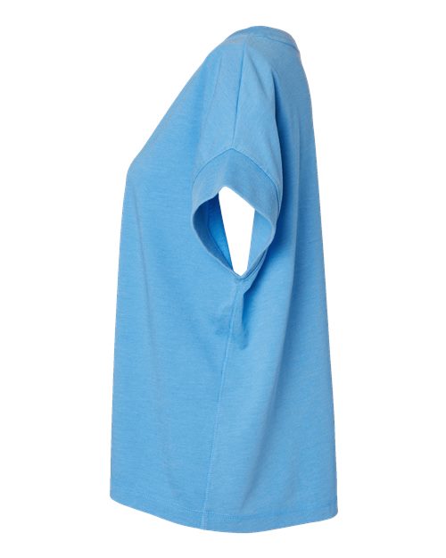 LAT 3502 Women's Vintage Wash Tee - Washed Tradewind - side
