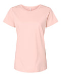 LAT 3516 Women's Fine Jersey Tee - Blush - front