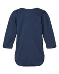Rabbit Skins 4421 Infant Fine Jersey Long Sleeve Bodysuit - Denim - back