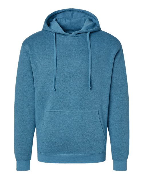 LAT 6926 Unisex Elevated Fleece Hoodie Sweatshirt - Bermuda Blackout - front