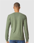 Gildan 64440CVC Unisex Softstyle CVC Long Sleeve T-Shirt - Cactus - model back