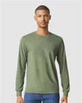Gildan 64440CVC Unisex Softstyle CVC Long Sleeve T-Shirt - Cactus - model front