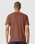 Gildan 64000CVC Unisex Softstyle CVC T-Shirt - Cocoa Mist - model back