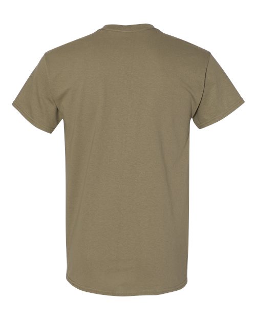 Gildan 5000 Heavy Cotton T-Shirt - Prairie Dust - back