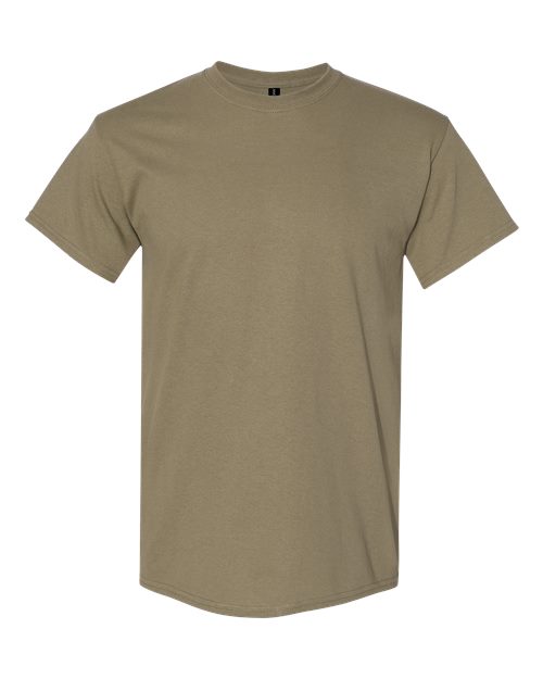 Gildan 5000 Heavy Cotton T-Shirt - Prairie Dust - front