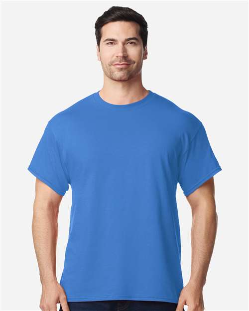 Gildan 5000 Heavy Cotton T-Shirt - Iris - model front