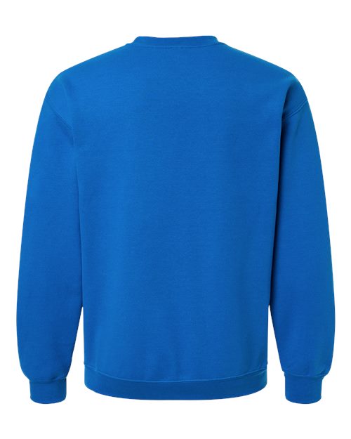 Gildan 18000 Heavy Blend Crewneck Sweatshirt - Neon Blue - back