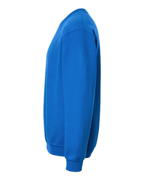 Gildan 18000 Heavy Blend Crewneck Sweatshirt - Neon Blue - side