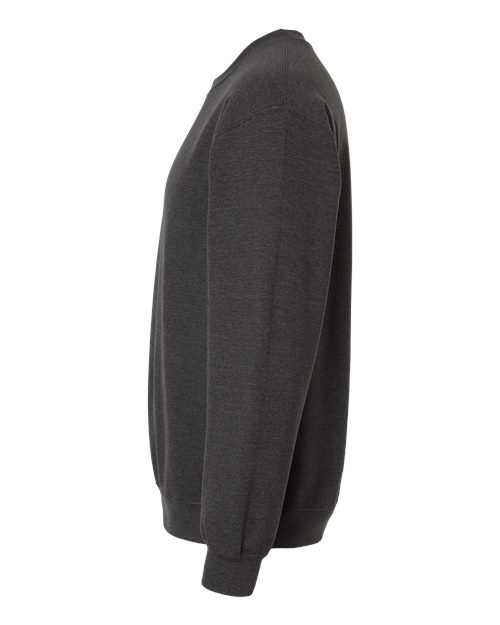 Gildan 18000 Heavy Blend Crewneck Sweatshirt - Fan Charcoal Heather - side