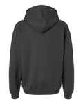 Gildan 18500 Heavy Blend Hooded Sweatshirt - Fan Charcoal Heather - back