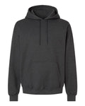 Gildan 18500 Heavy Blend Hooded Sweatshirt - Fan Charcoal Heather - flat front