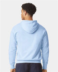 Comfort Colors 1467 Unisex Garment-Dyed Lightweight Hooded Sweatshirt - Hydrangea - model back