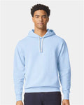 Comfort Colors 1467 Unisex Garment-Dyed Lightweight Hooded Sweatshirt - Hydrangea - model front