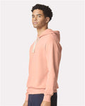 Comfort Colors 1467 Unisex Garment-Dyed Lightweight Hooded Sweatshirt - Peachy - model side