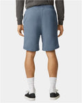 Comfort Colors 1468 Unisex Garment-Dyed Lightweight Sweat Shorts - Blue Jean - model back