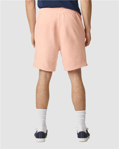 Comfort Colors 1468 Unisex Garment-Dyed Lightweight Sweat Shorts - Peachy - model back