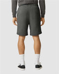 Comfort Colors 1468 Unisex Garment-Dyed Lightweight Sweat Shorts - Pepper - model back