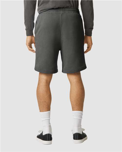 Comfort Colors 1468 Unisex Garment-Dyed Lightweight Sweat Shorts - Pepper - model back