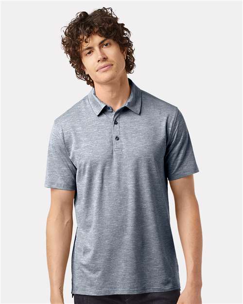 Champion CHP115 Unisex Sport Polo - Navy Heather - model front