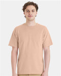 Hanes GDH11B Unisex Botanical Dyed T-Shirt - Botanical Annatto - model front