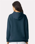 American Apparel RF498 Unisex ReFlex Fleece Hoodie Sweatshirt - Sea Blue - model back