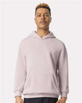American Apparel RF498 Unisex ReFlex Fleece Hoodie Sweatshirt - Blush - model front