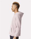 American Apparel RF498 Unisex ReFlex Fleece Hoodie Sweatshirt - Blush - model side