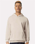 American Apparel RF498 Unisex ReFlex Fleece Hoodie Sweatshirt - Bone - model front