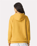 American Apparel RF498 Unisex ReFlex Fleece Hoodie Sweatshirt - Mustard - model back