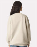 American Apparel RF496 Unisex ReFlex Fleece Crewneck Sweatshirt - Bone - model back