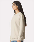 American Apparel RF496 Unisex ReFlex Fleece Crewneck Sweatshirt - Bone - model side