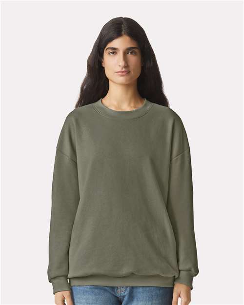 American Apparel RF496 Unisex ReFlex Fleece Crewneck Sweatshirt - Lieutenant - model front