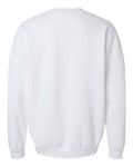 American Apparel RF496 Unisex ReFlex Fleece Crewneck Sweatshirt - White - back