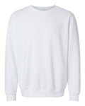 American Apparel RF496 Unisex ReFlex Fleece Crewneck Sweatshirt - White - front