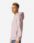 American Apparel RF497 Unisex ReFlex Fleece Full-Zip Hoodie Sweatshirt - Blush - model side