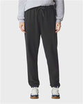 American Apparel RF491 Unisex ReFlex Fleece Sweatpants - Black - model front