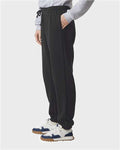 American Apparel RF491 Unisex ReFlex Fleece Sweatpants - Black - model side
