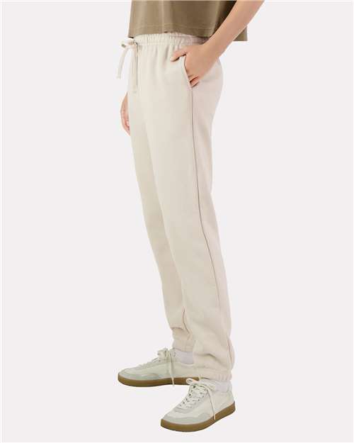 American Apparel RF491 Unisex ReFlex Fleece Sweatpants - Bone - model side