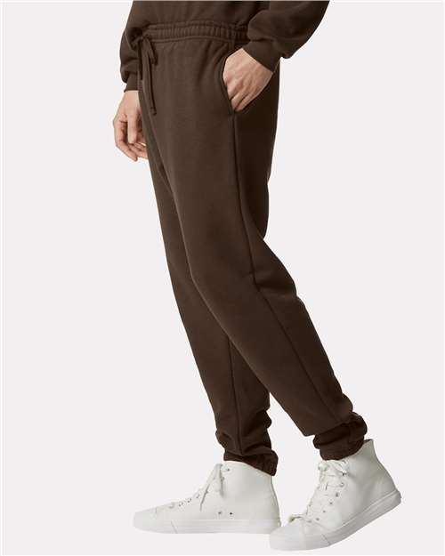 American Apparel RF491 Unisex ReFlex Fleece Sweatpants - Brown - model side